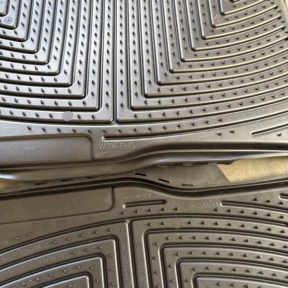 WeatherTech All-Weather Floor Mats W390 Honda Type R Front Set Black‎ - Picture 5 of 8